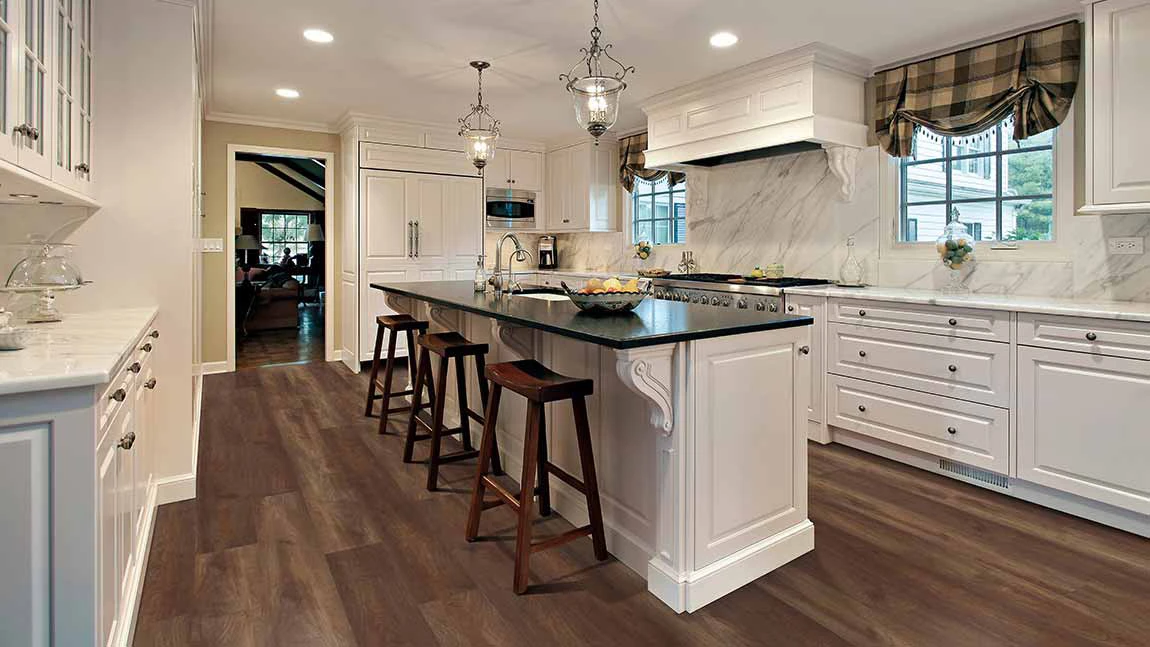 Luxury Flooring in kitchen